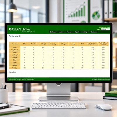 Clean Living ERP project
