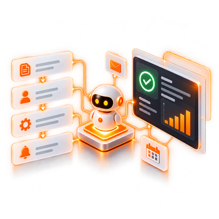 Automated approvals and workflow dashboard