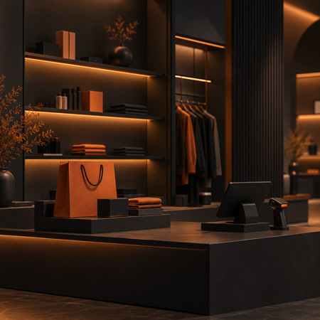 Retail and jewellery workspace