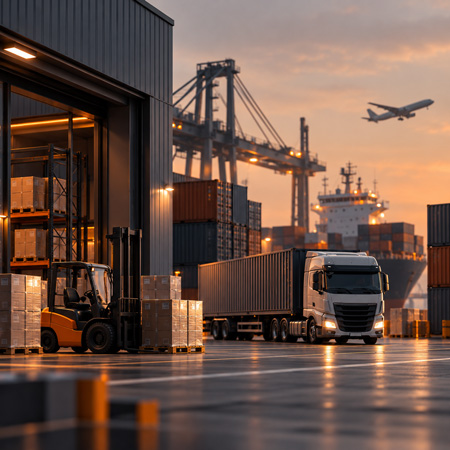 Logistics and engineering port